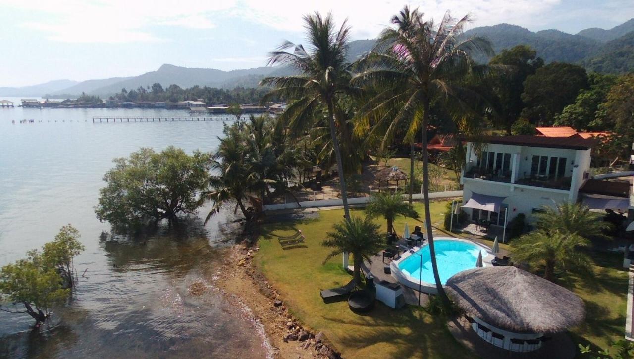 Ganze Villa Beachfront-Pool-Villa-Apartment Koh Chang Esterno foto